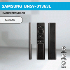 Samsung BN59-01363L Netflix-Prime Video düyməli, səsli əmrli LED TV pultu