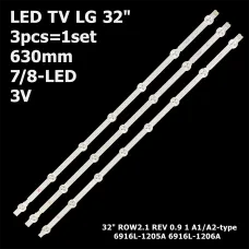 32" ROW2.1 REV 0.9 1 A1/A2-type 6916L-1205A 6916L-1206A
